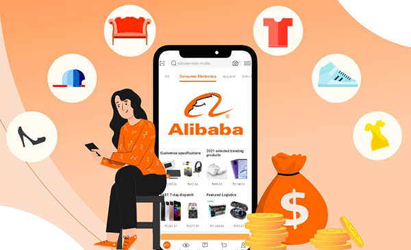 App Alibaba mua hàng