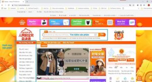 tìm kiếm sản phẩm trên taobao